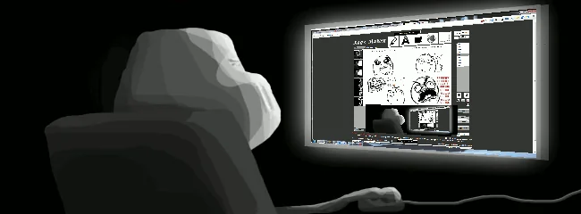 Rage Guy making comics