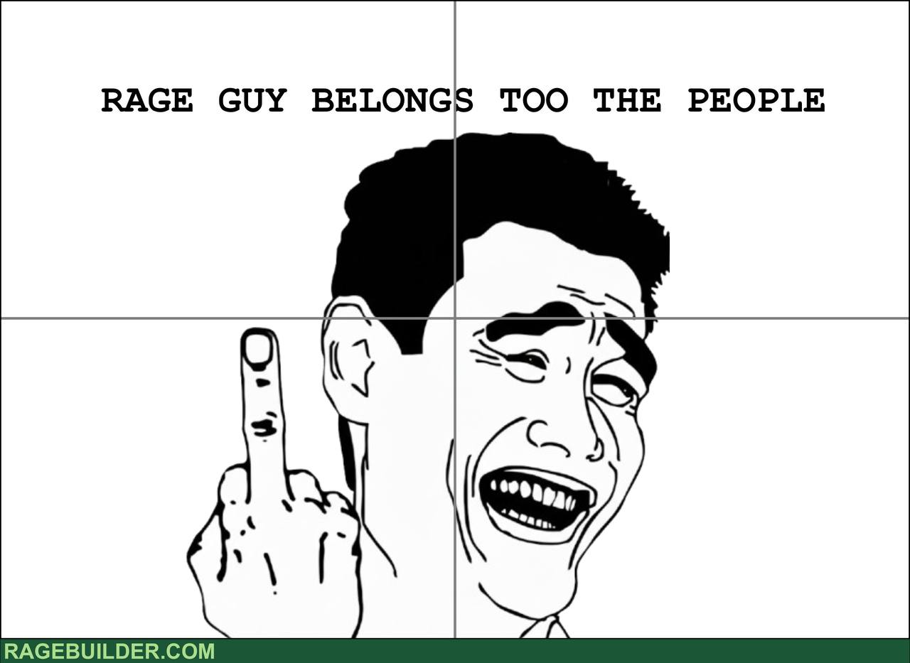 Rage Guy belongs to the people — Yao Ming statement